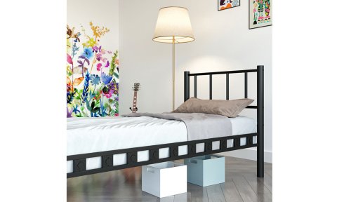 Bono Metal Ferforje Tek Kişilik Karyola 90*200 cm