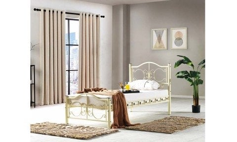 Perra Metal Ferforje Tek Kişilik Karyola 90*190 cm