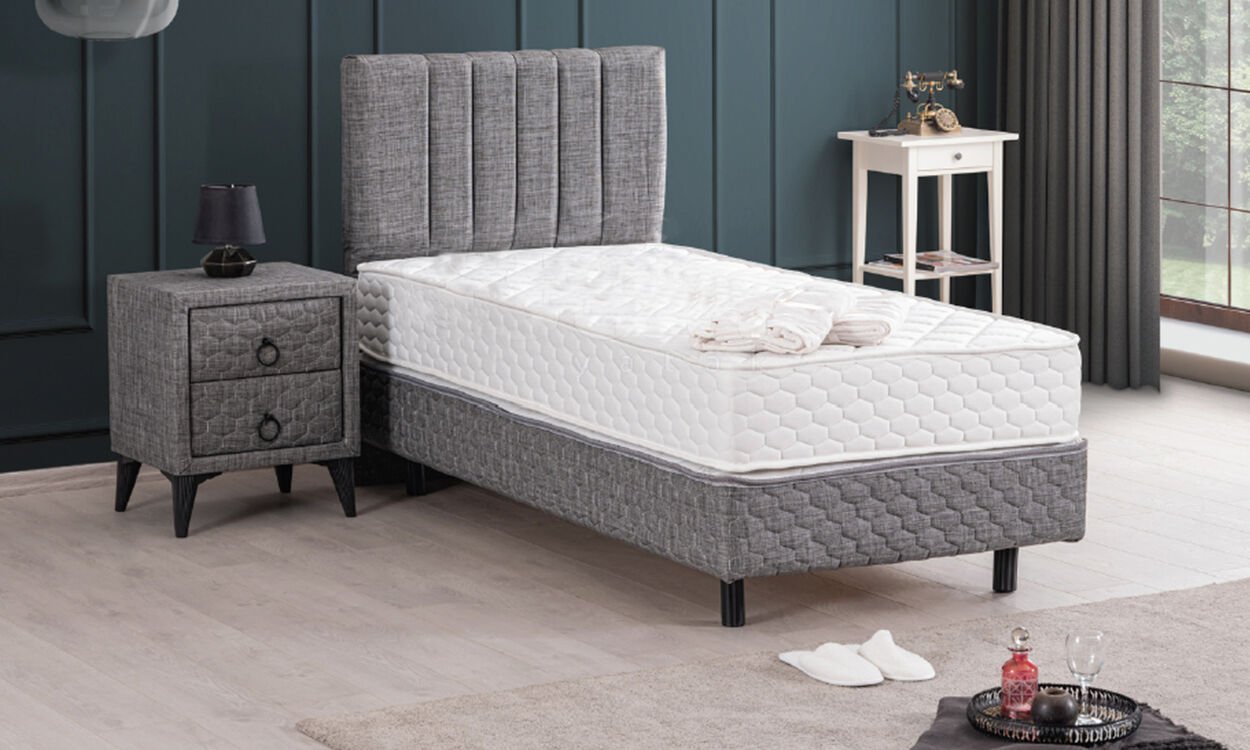 Odessa 100*200cm Tek Kişilik Başlıklı Baza Seti