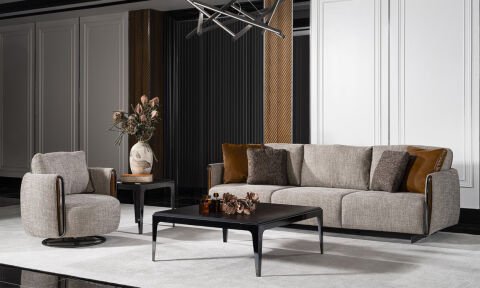 Lucca Modern Koltuk Takımı (4+3+1)