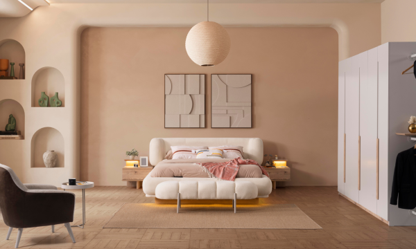 Coco Yatak Odası Takımı(Köşe Dolaplı)