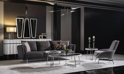 Aqua Modern Koltuk Takımı (4+3+1)