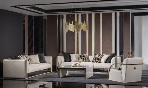 Vegas Modern Koltuk Takımı (4+3+1+1)