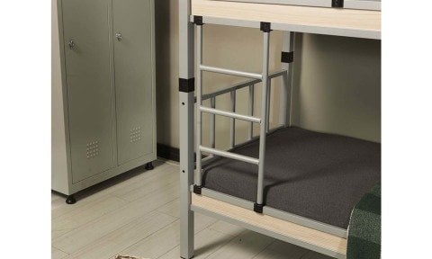 Yurt Ferforje Metal Tek Kişilik Ranza 90*190 cm (Gri)