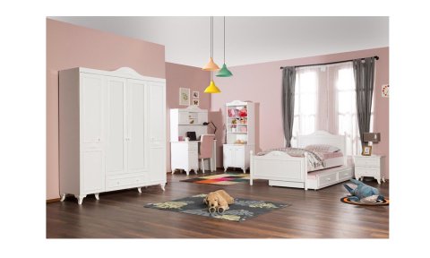 Siena Genç Odası 100x200 cm Başlıklı Karyola