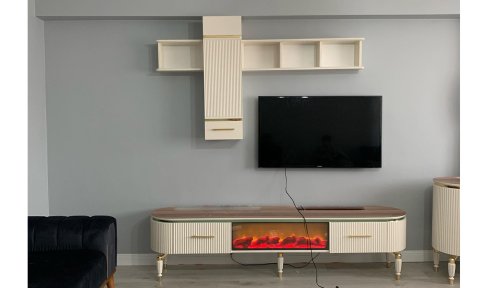 Alyans Şömineli Tv Ünitesi