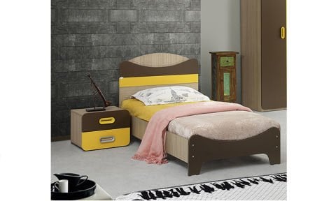 Naturel Başlıklı Karyola