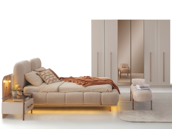 Lodos Yatak Odası(Panolu Komodin)