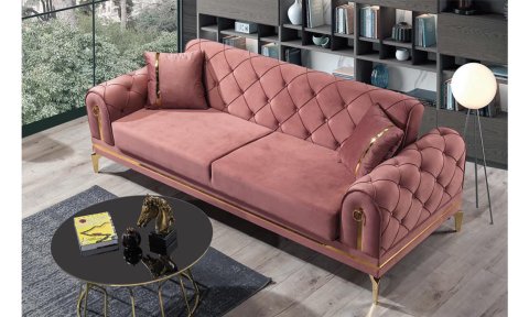 Melis Bahar Modern Üçlü Koltuk