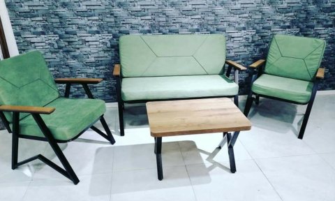 Melisa 2+1+1+Sehpa Bahçe Mobilyası (Salon, Balkon, Cafe Ofis)