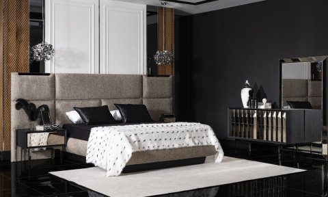 Lucca 6 Kapaklı Yatak Odası Takımı(Bazalı)