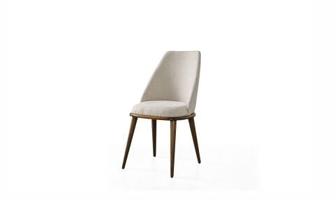 Legno Yemek Odası Krem 6 Sandalye