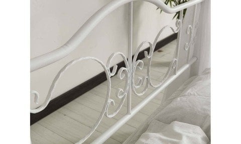 Perra Sultan Ferforje Metal Tek Kişilik Karyola 120*200 cm