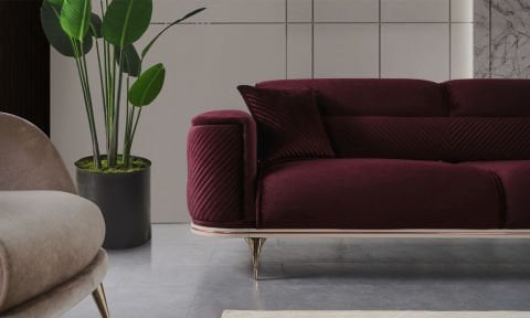 Nice Modern Üçlü Koltuk