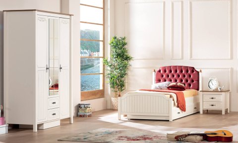 Flexy Genç Odası 100*200 cm Başlıklı Karyola