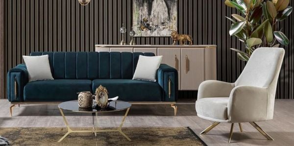 Zümrüt Modern Koltuk Takımı (3+1)