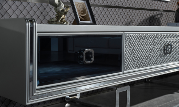 Class Gümüş TV Ünitesi