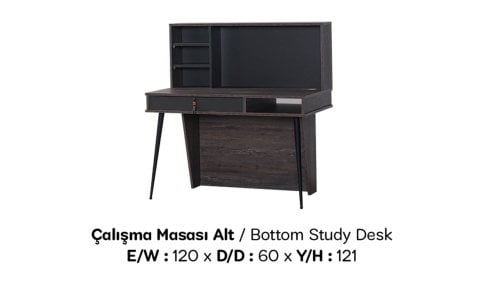 Polo Genç Odası Çalışma Masası ve Ünite