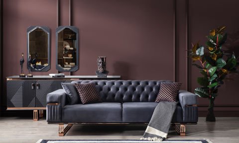 Quadro  Modern Koltuk Takımı (3+3+1+1)