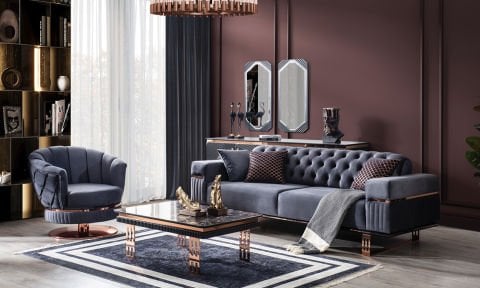 Quadro Modern Koltuk Takımı (3+1)