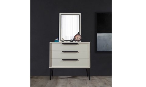 Kolezyum Ay Tek Kapak Reflekte Genç Odası Aynalı Şifonyer