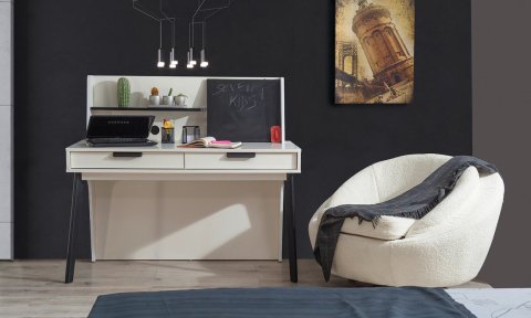 Kolezyum Ay Tek Kapak Reflekte Genç Odası Çalışma Masası ve Ünitesi