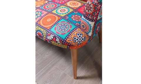 Liya Patchwork 2+1+1 Çay Seti (Salon, Balkon, Cafe Ofis)