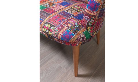 Mila Patchwork 2+1+1+Sehpalı Çay Seti (Balkon, Salon, Ofis, Cafe)