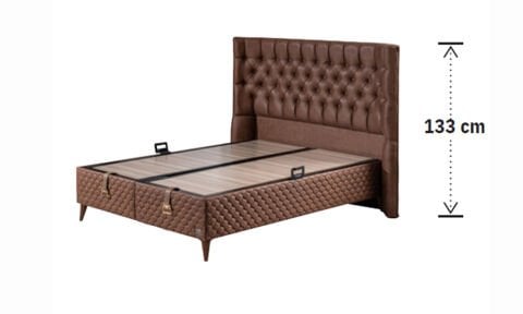 Platinium 90*190 cm Tek Kişilik Başlıklı Baza