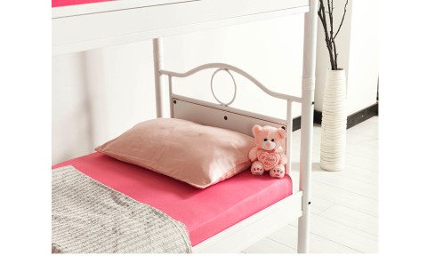 Mabel Metal Ahşap Tek Kişilik Ranza 90*200 cm