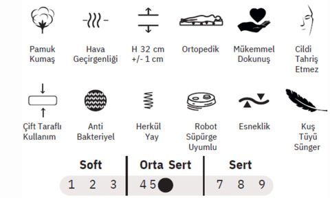 Platinium 100*200 cm Tek Kişilik Başlıklı Baza Seti