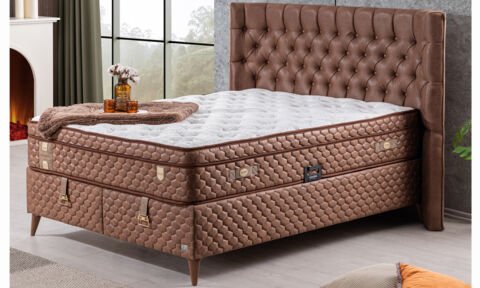 Platinium 180*200 cm Çift Kişilik Başlıklı Baza Seti