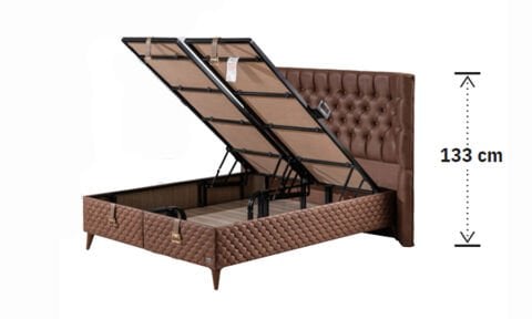 Platinium 180*200 cm Çift Kişilik Başlıklı Baza Seti