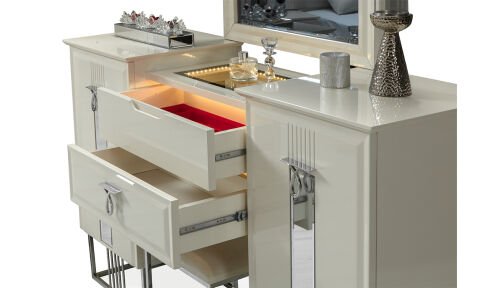 Tokyo Aytaşı Bazalı Yatak Odası Takımı (Bench Hediyeli)