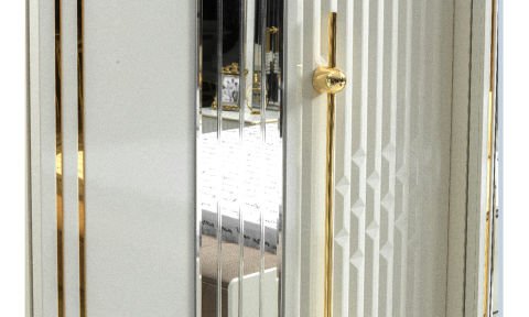 Mozart Bazalı Yatak Odası Takımı Çamaşırlık Hediyeli