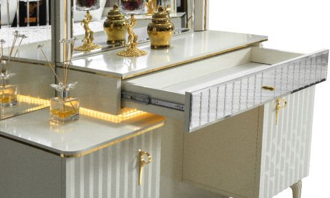 Mozart Bazalı Yatak Odası Takımı (Bench Hediyeli)