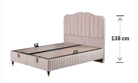 Piyano 90*200 cm Tek Kişilik Başlıklı Baza Seti