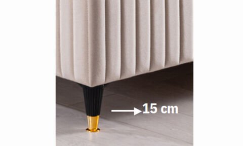 Piyano 90*200 cm Tek Kişilik Başlıklı Baza Seti