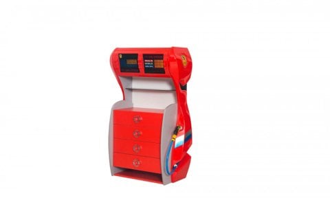 Garage(Kırmızı) Genç Odası Şifonyer