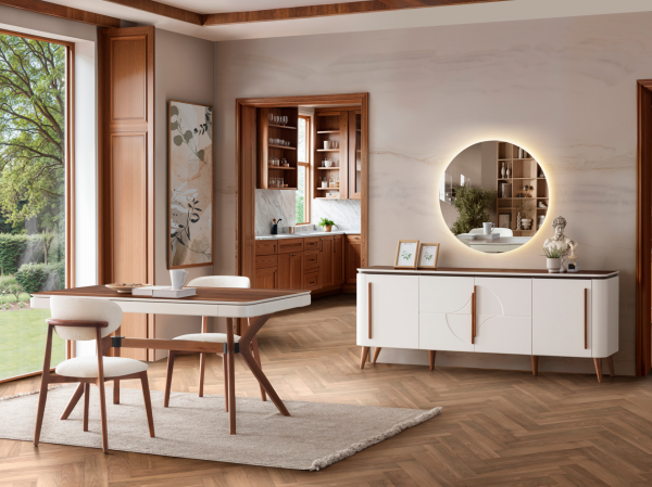 Elit Antik Gold Yemek Odası
