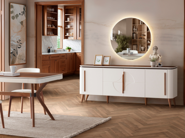Elit Antik Gold Yemek Odası ( konsol )