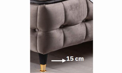Leon 160*200 cm Çift Kişilik Başlıklı Baza Seti