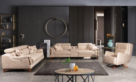 Rio Evo Modern Koltuk Takımı (3+3+1+1)