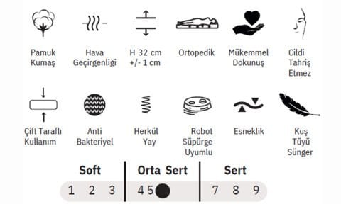 Cappy 120*200 cm Tek Kişilik Başlıklı Baza Seti