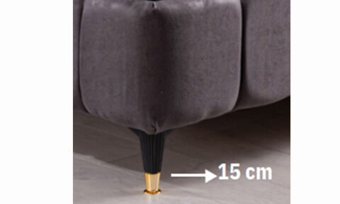 Kuvars 150*200 cm Çift Kişilik Başlıklı Baza Seti
