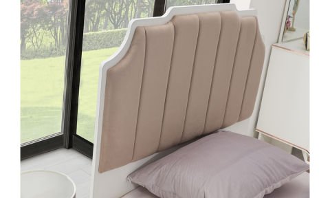 Lora Genç Odası 120*200 cm Başlıklı Karyola