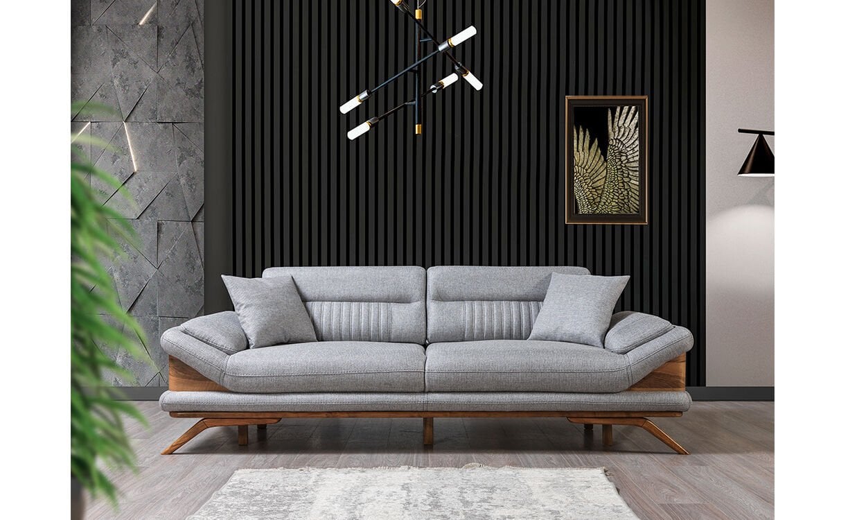 Quattro Modern Üçlü Koltuk