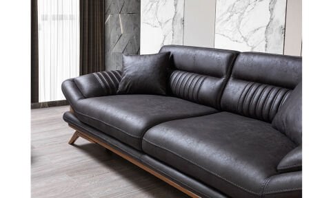 Quattro Modern Üçlü Koltuk