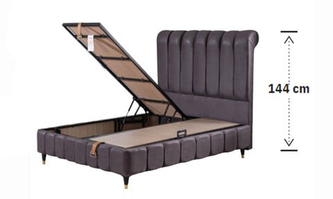 Kuvars 180*200 cm Çift Kişilik Başlıklı Baza Seti