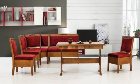 Hicran Ekbank+Konfor Masa(Ceviz)